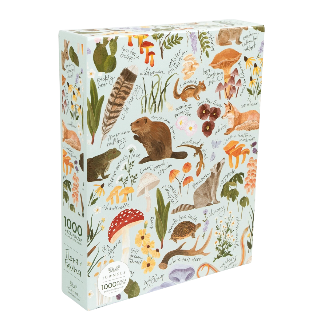 Flora & Fauna - 1000pc Jigsaw Puzzle