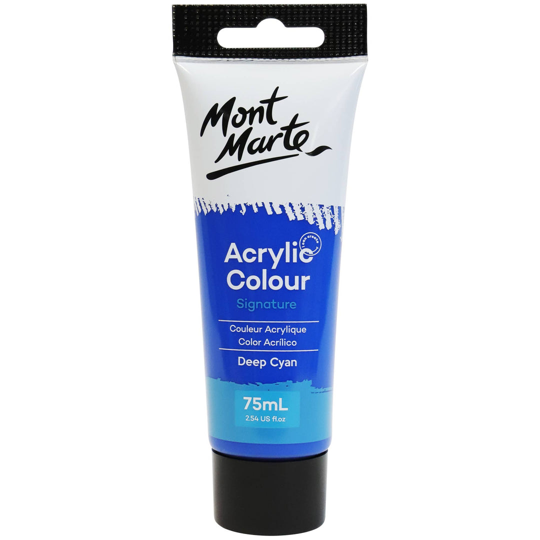 Acrylic Color Paint Signature 75ml (2.54oz): Deep Cyan Blue