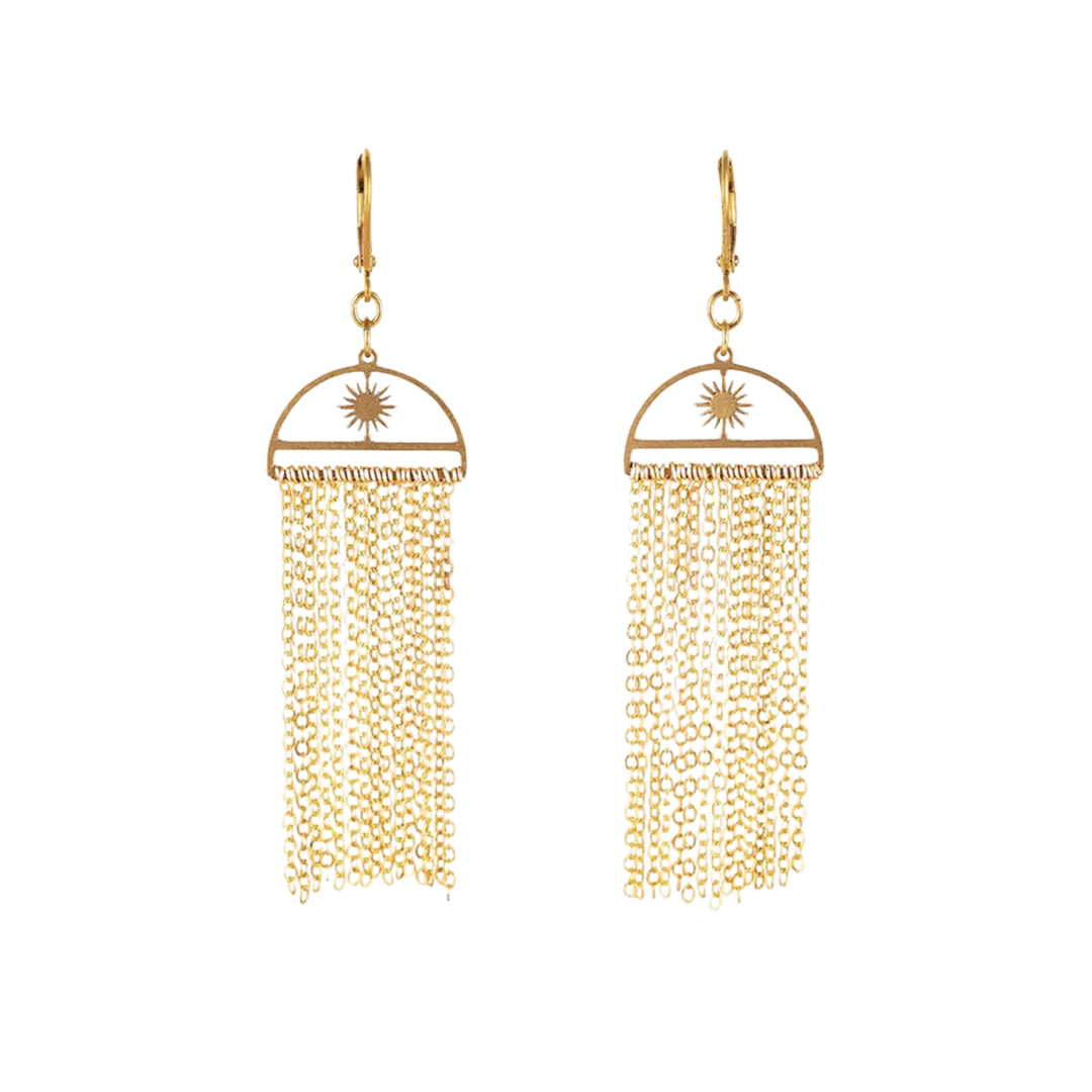 Sun Fringe Earrings