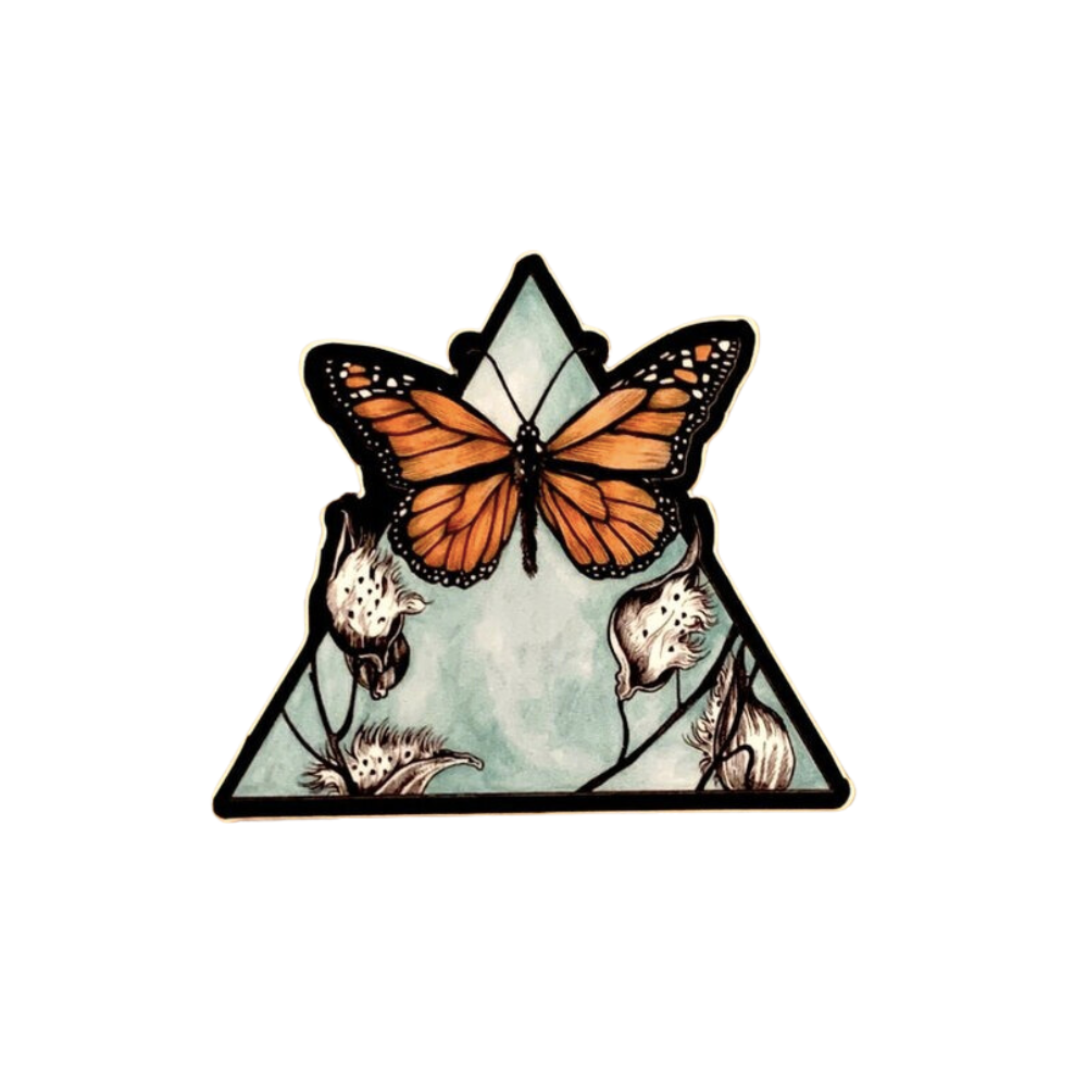 Monarch Butterfly Sticker