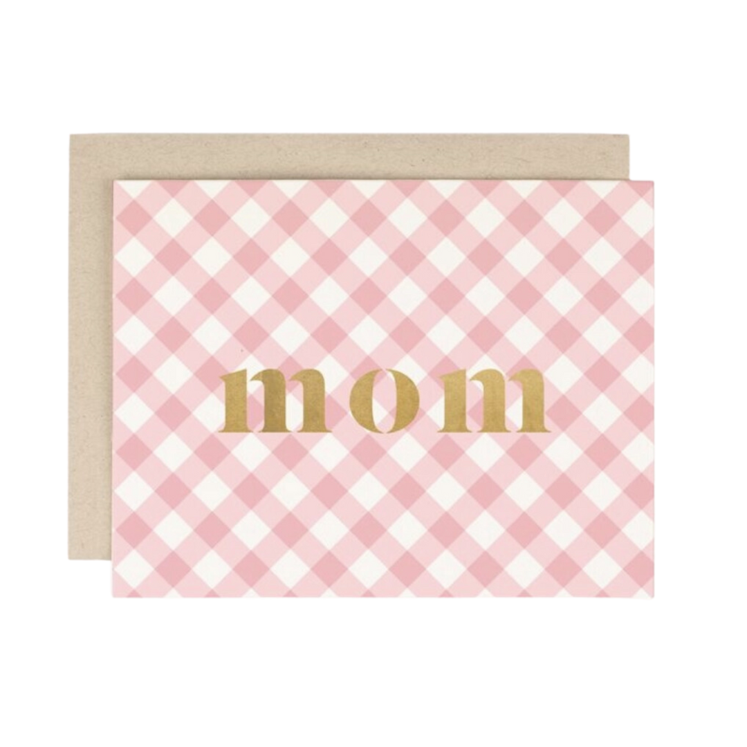Mom Gingham Check