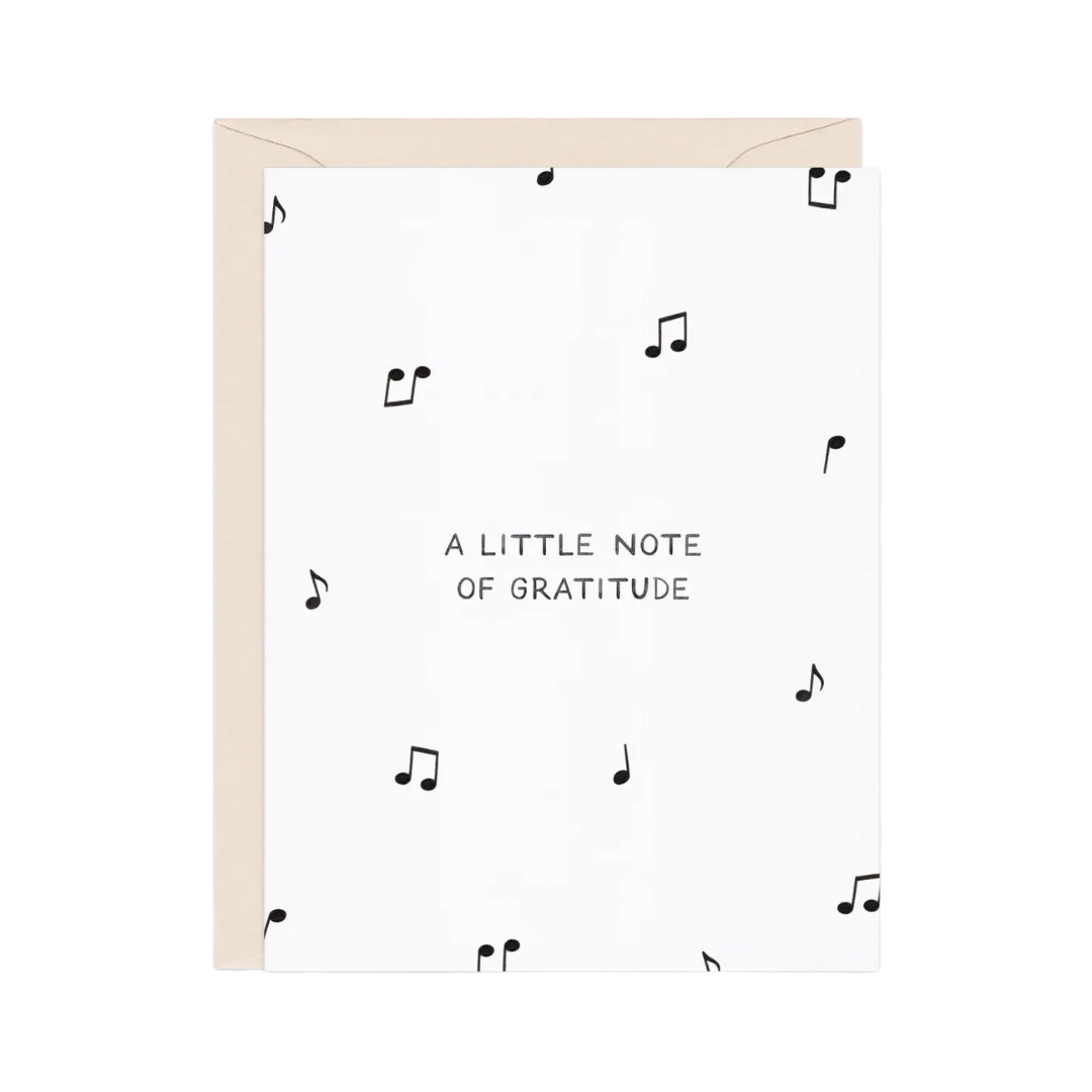 A Little Note of Gratitude Card
