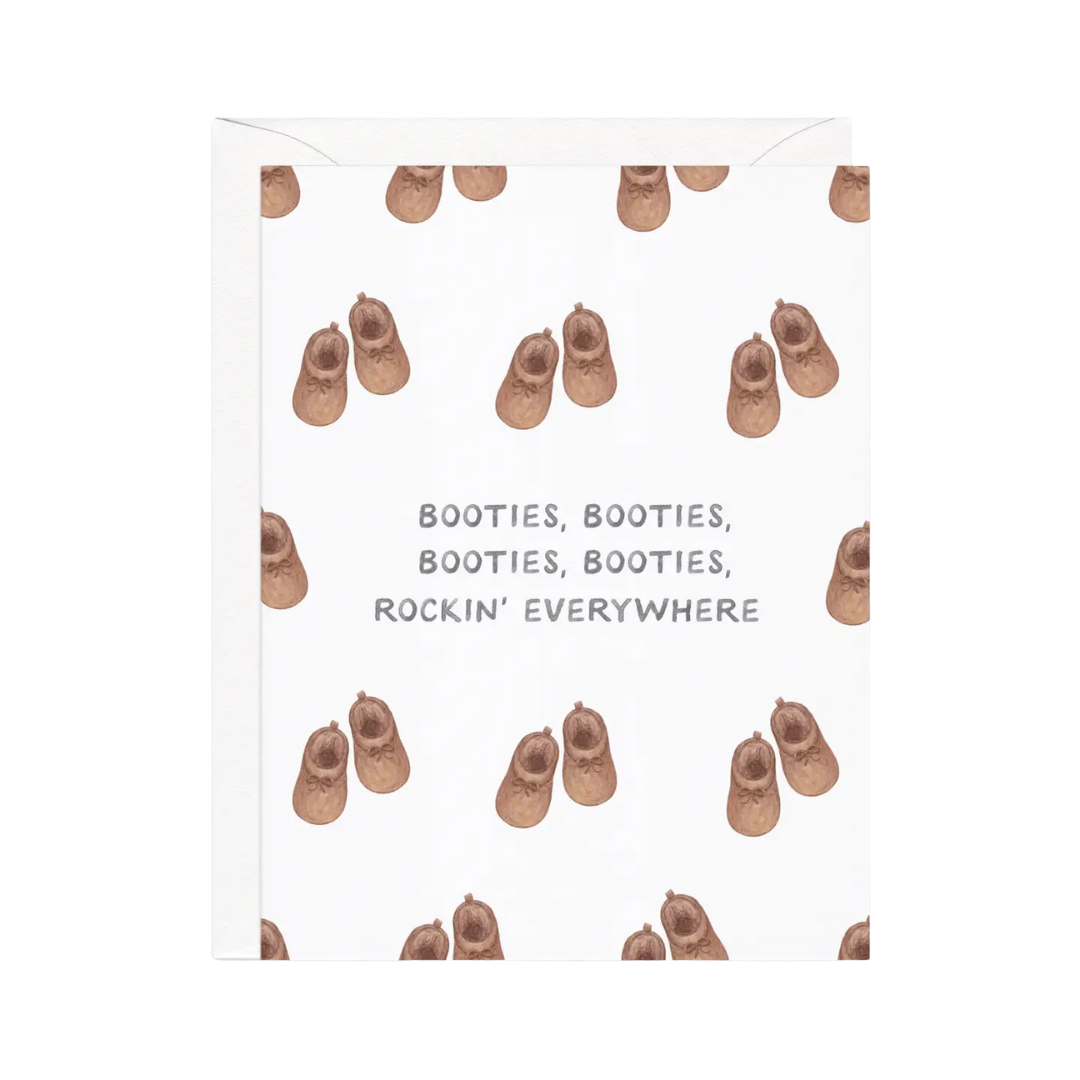 Miss New Booties Card