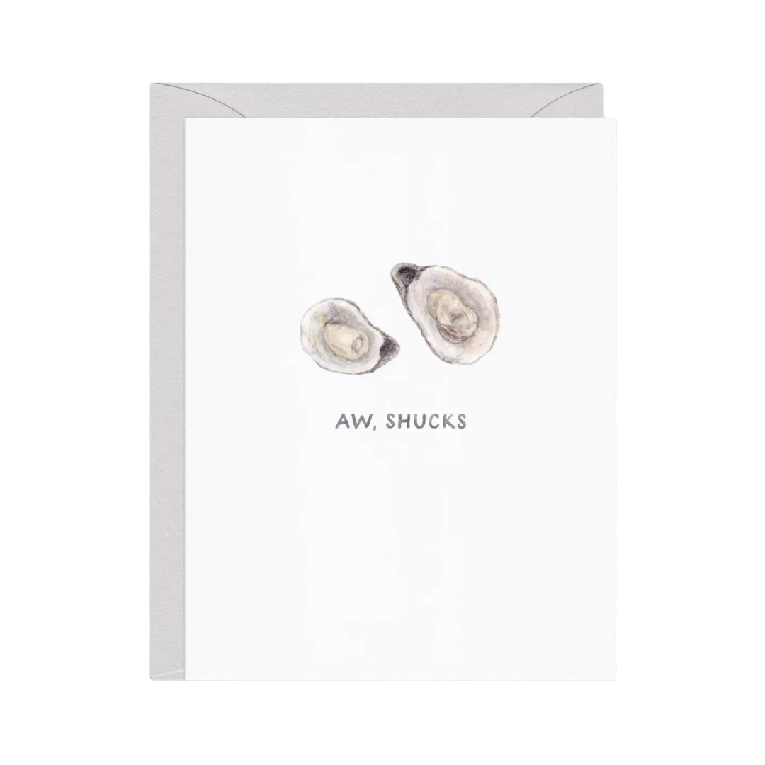 Aw Shucks Oysters Card