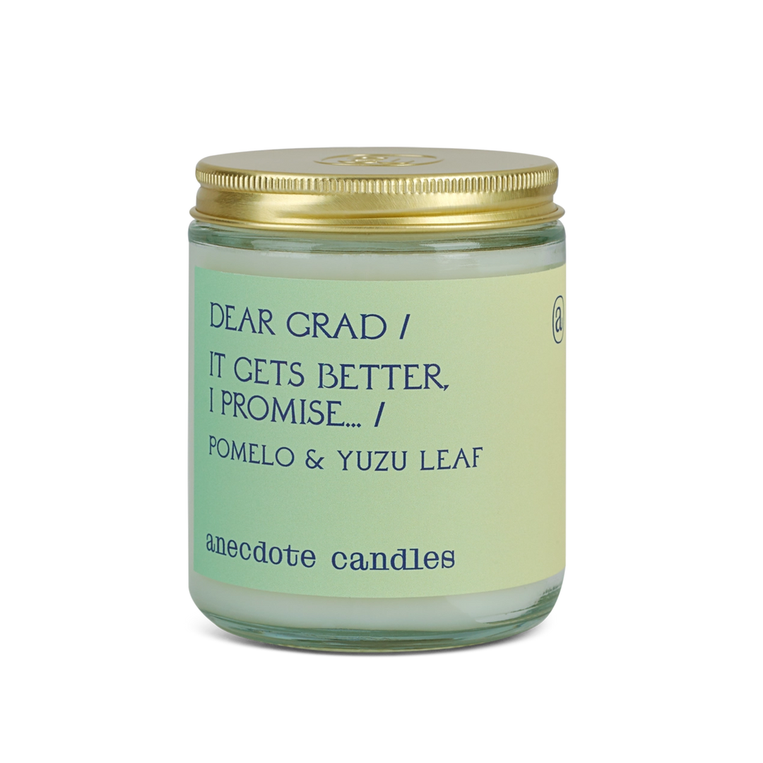 Dear Grad (Pomelo & Yuzu Leaf) Glass Jar Candle