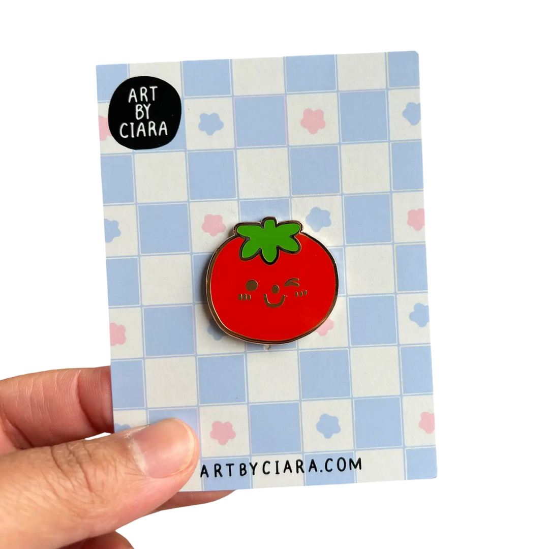 Tomato Enamel Pin
