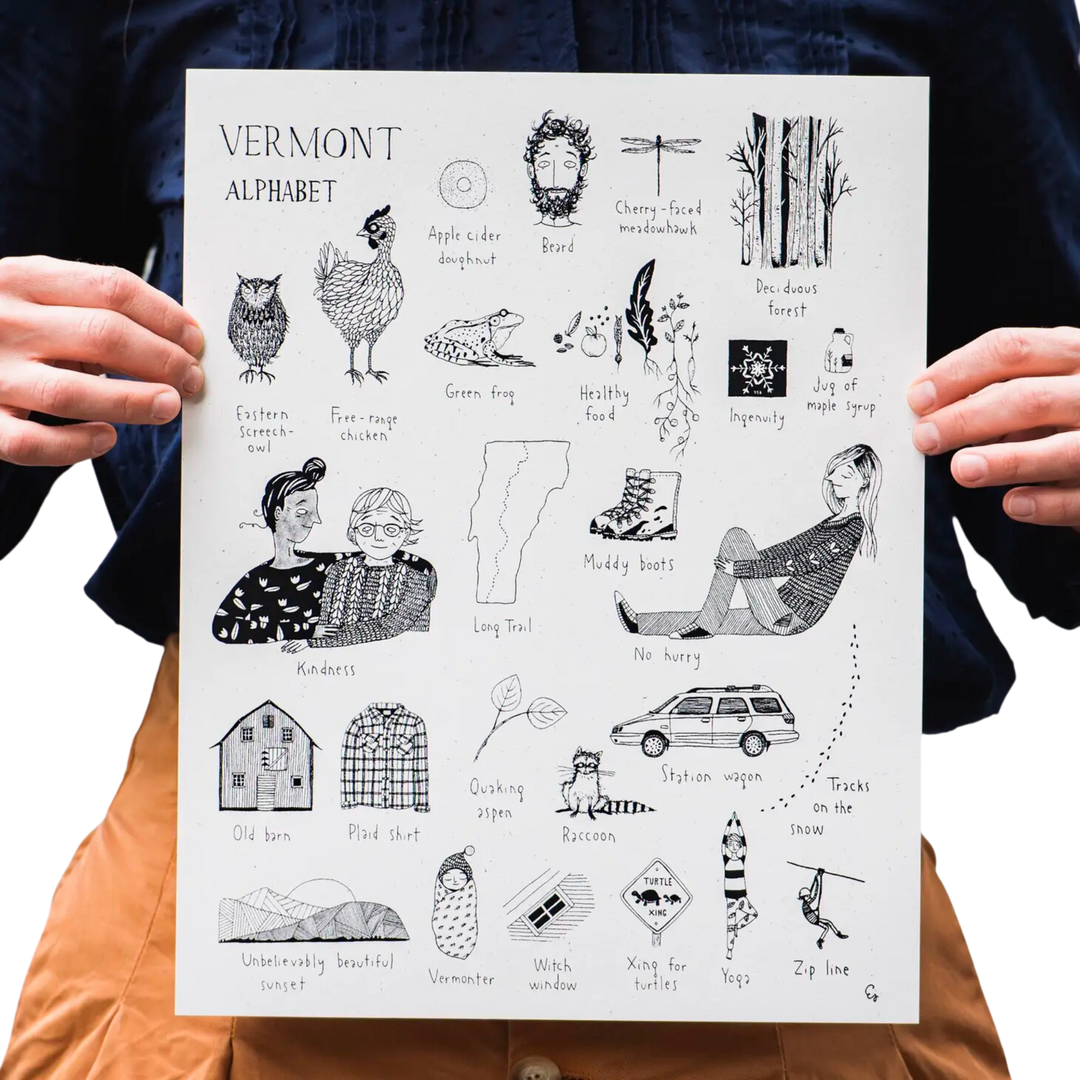 Vermont Alphabet Print