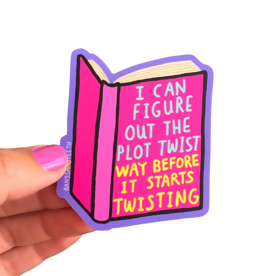 Plot Twist Book Sticker
