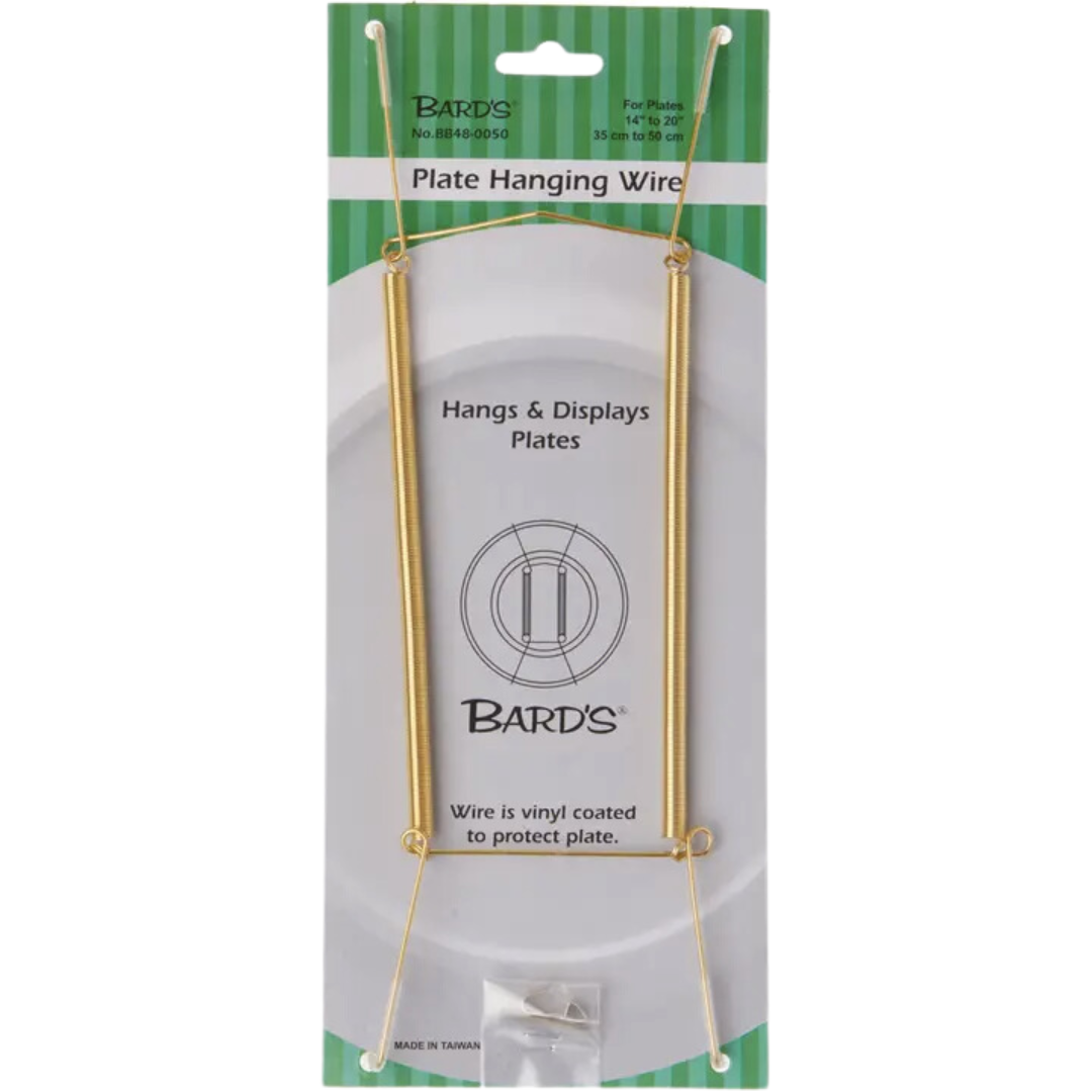 Bard's Gold Wall Mountable Plate Hanger (Plates 14" - 20")