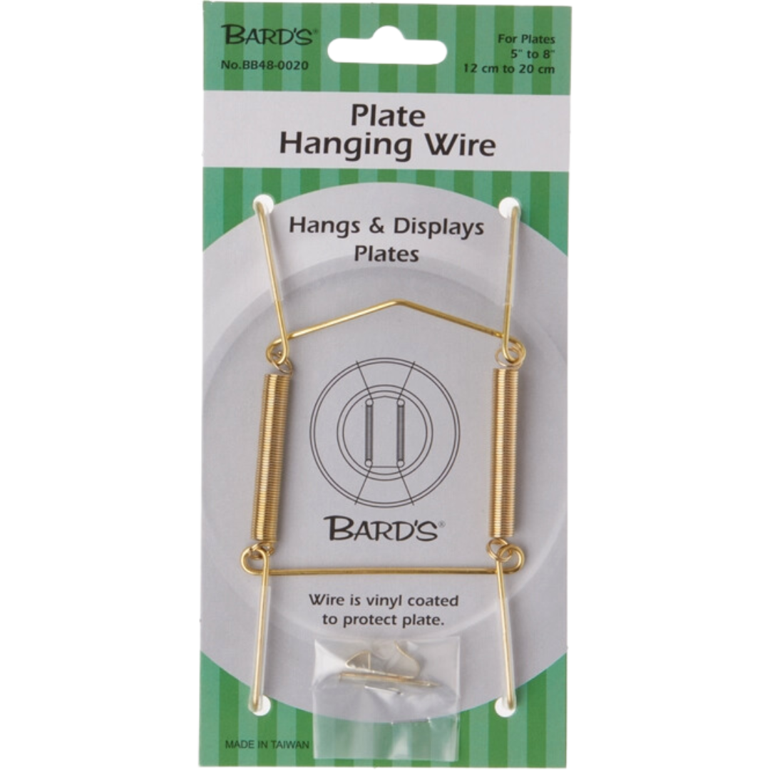 Bard's Wall Mountable Plate Hanger (For Plates 5" - 8") Gold