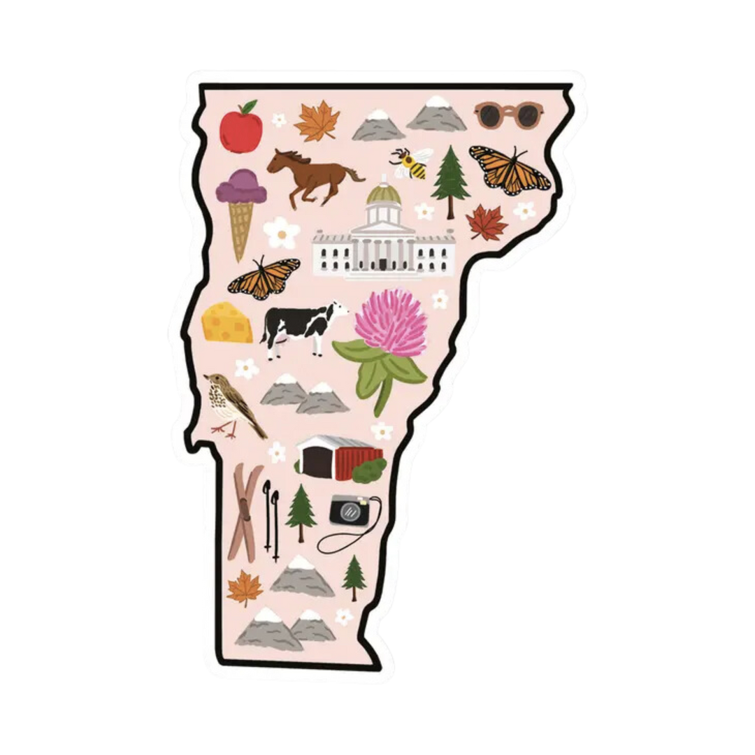 Vermont Vinyl Sticker
