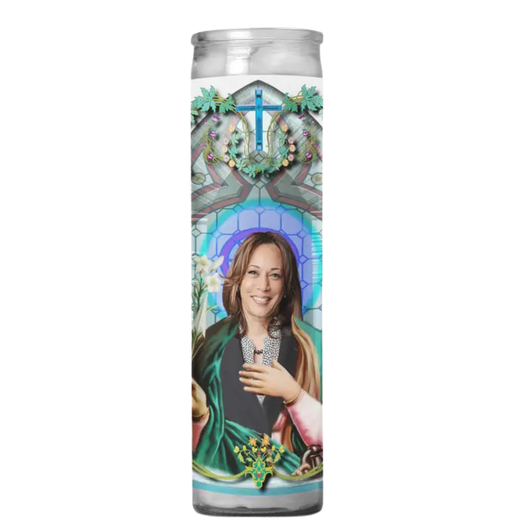 Saint Kamala Harris - Celebrity Politician Prayer Candle