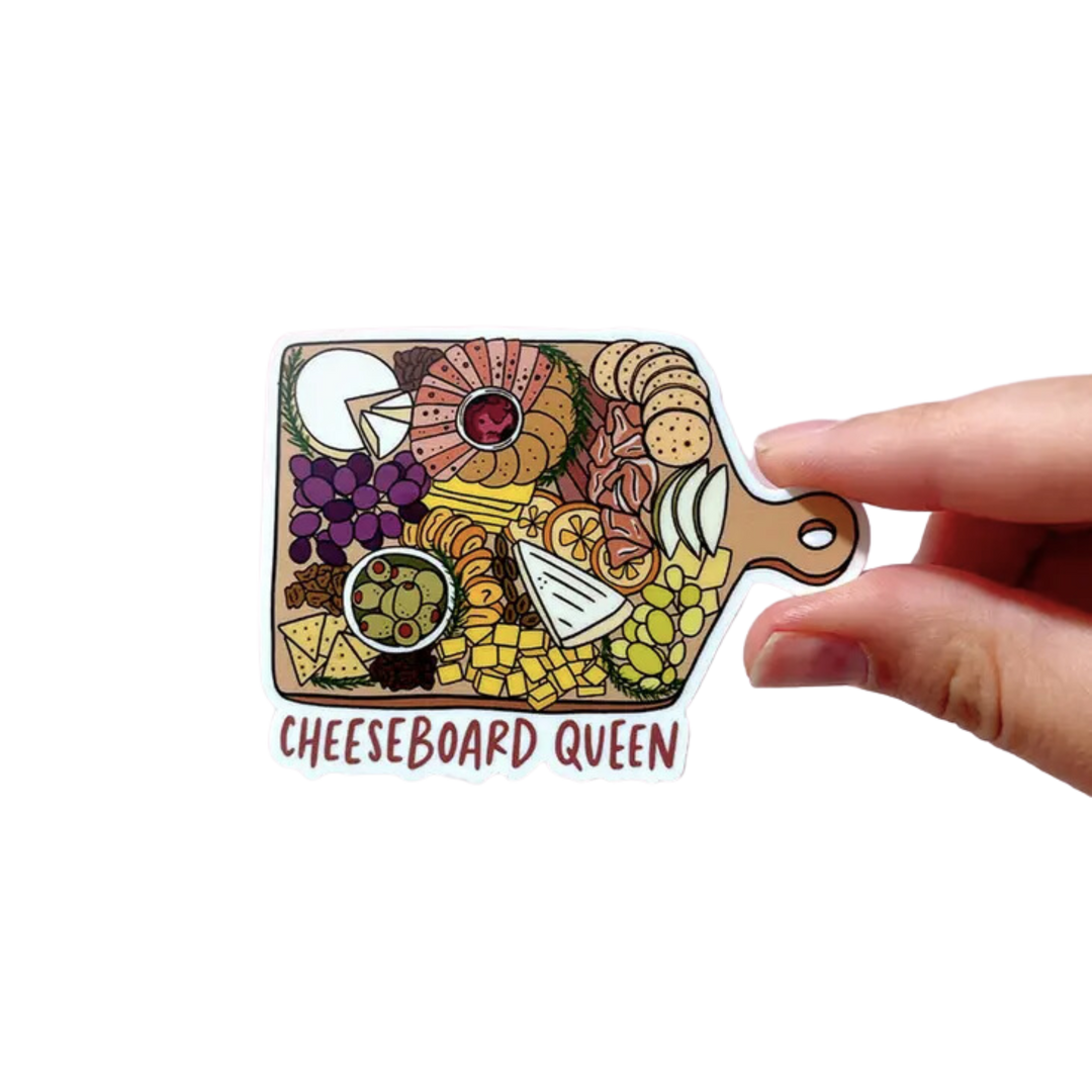 Cheeseboard Queen Charcuterie Sticker