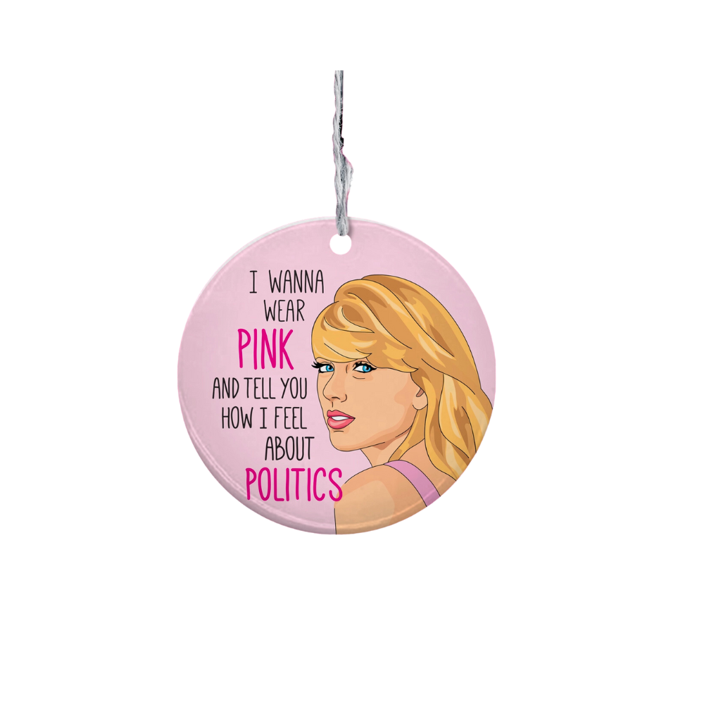 Taylor Swift Politics Ornament