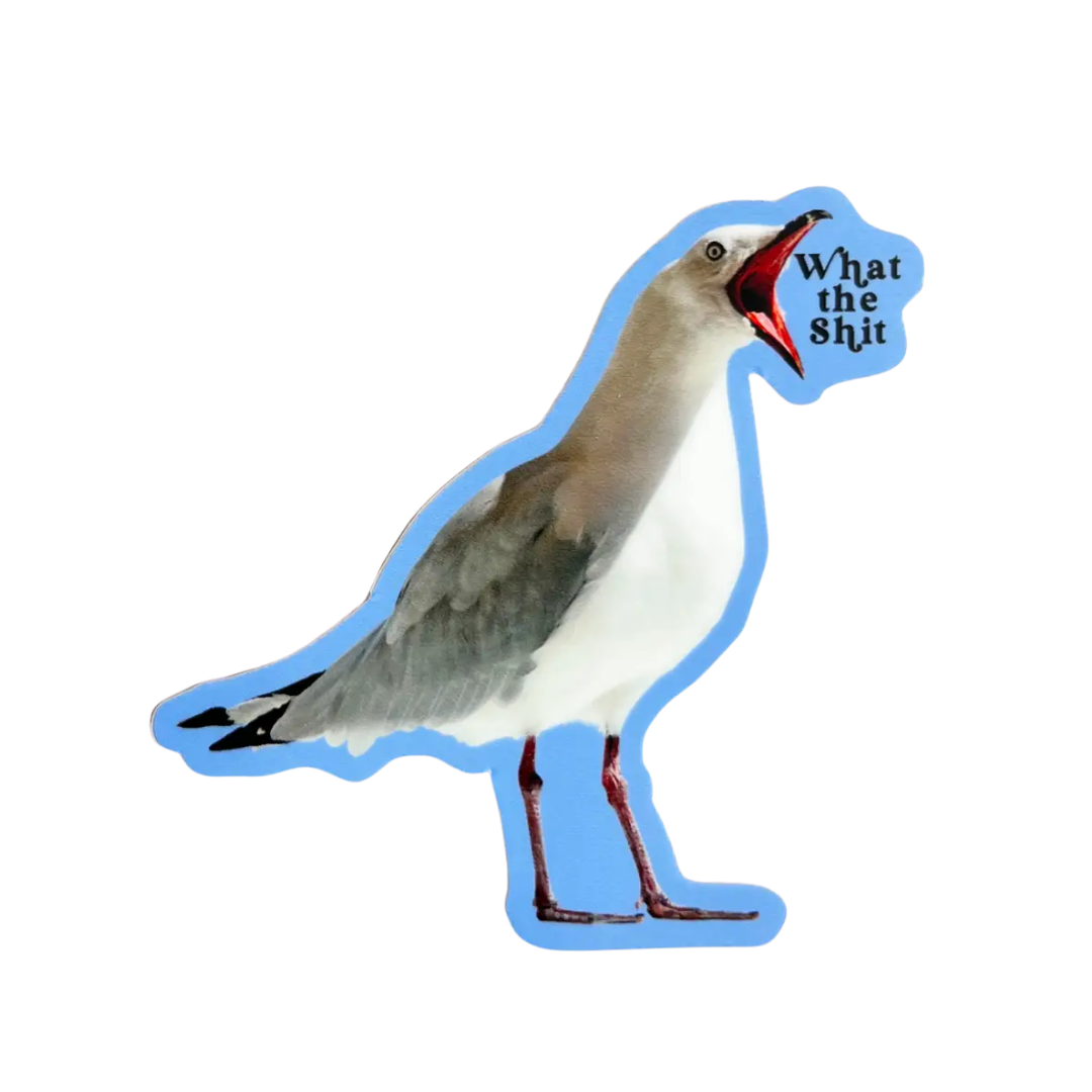 What the Shit Bird Sticker