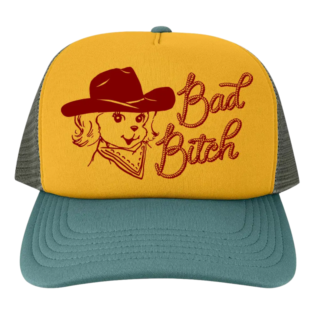 Bad Bitch Cute Cowgirl Puppy Hat