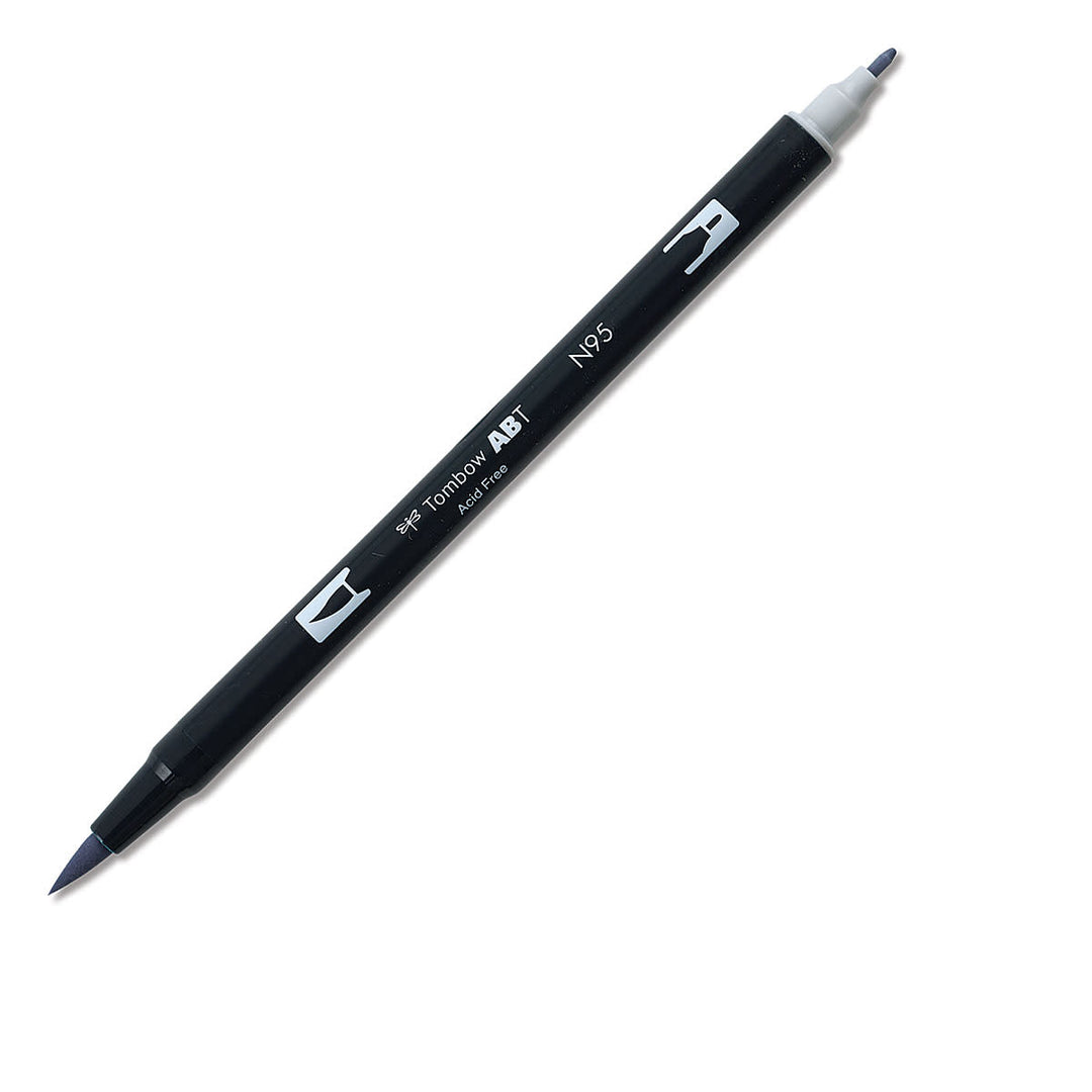 Dual Brush Pen Art Markers - N95 Cool Gray 1