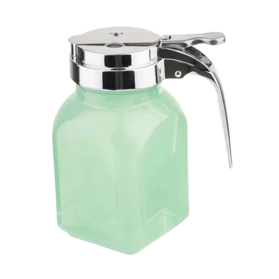 Jadeite Glass Collection 6 oz Syrup Dispenser