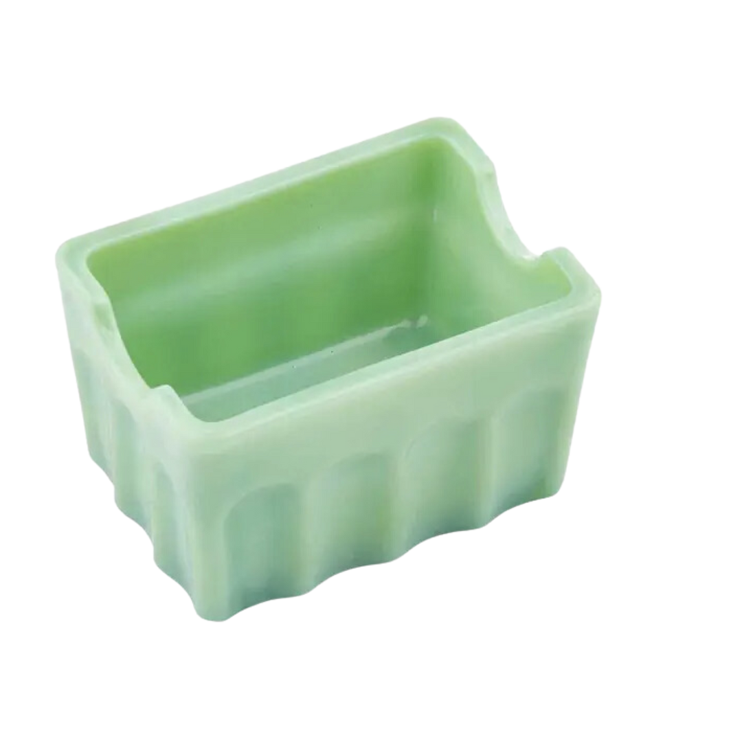 Jadeite Glass Collection Sugar Packet Holder