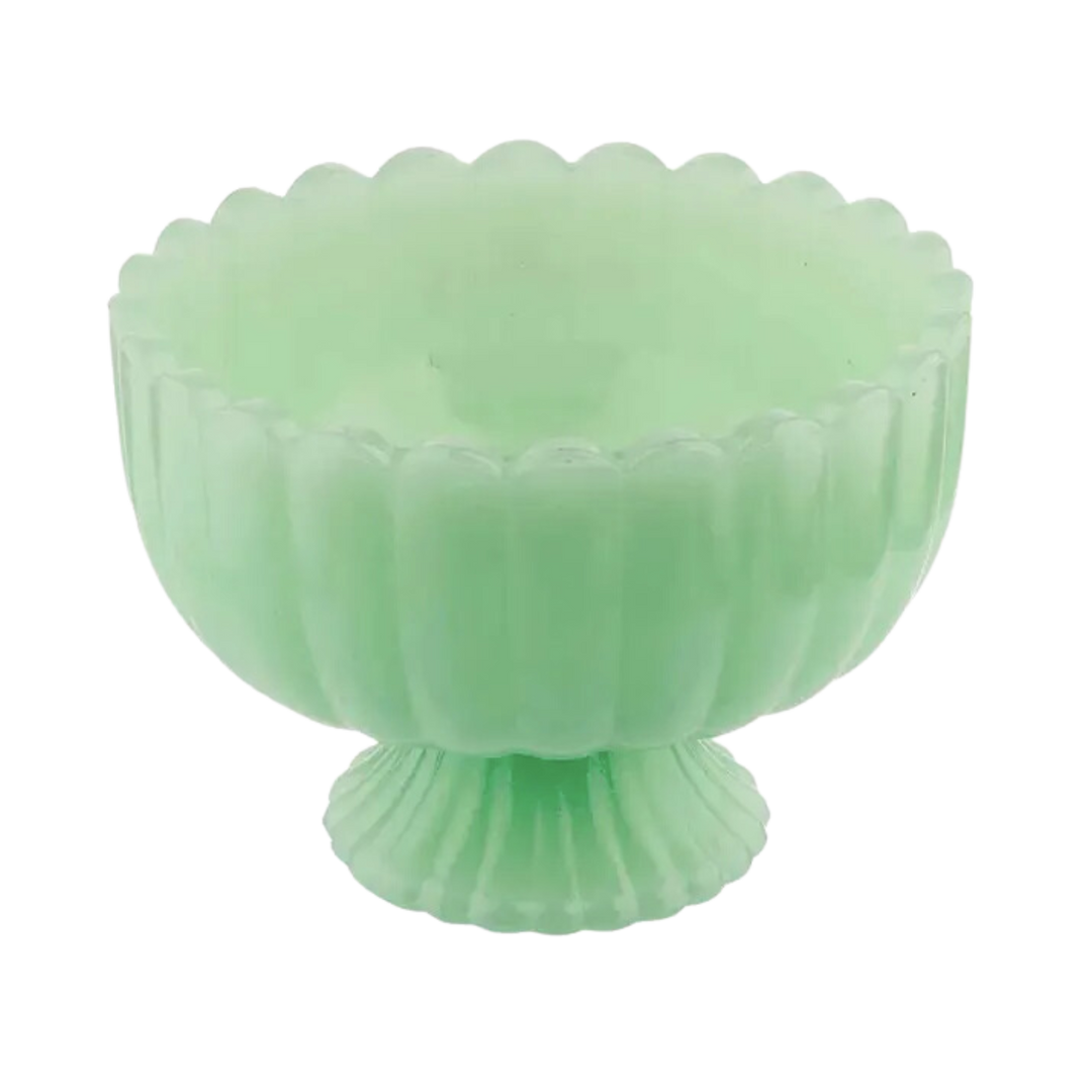 Jadeite Glass Collection Sundae Dish