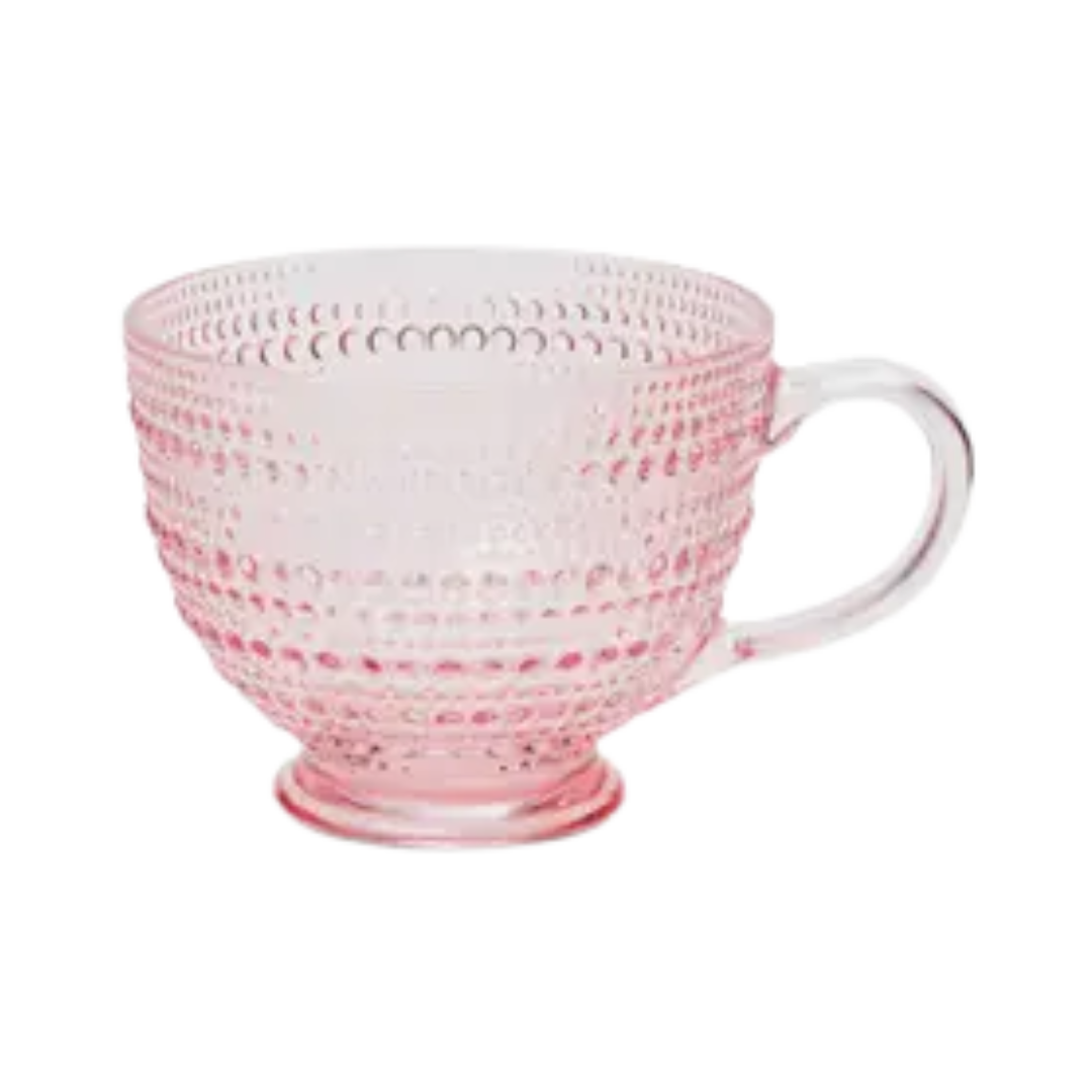 13.5oz Dotted Mug Pink Lemonade