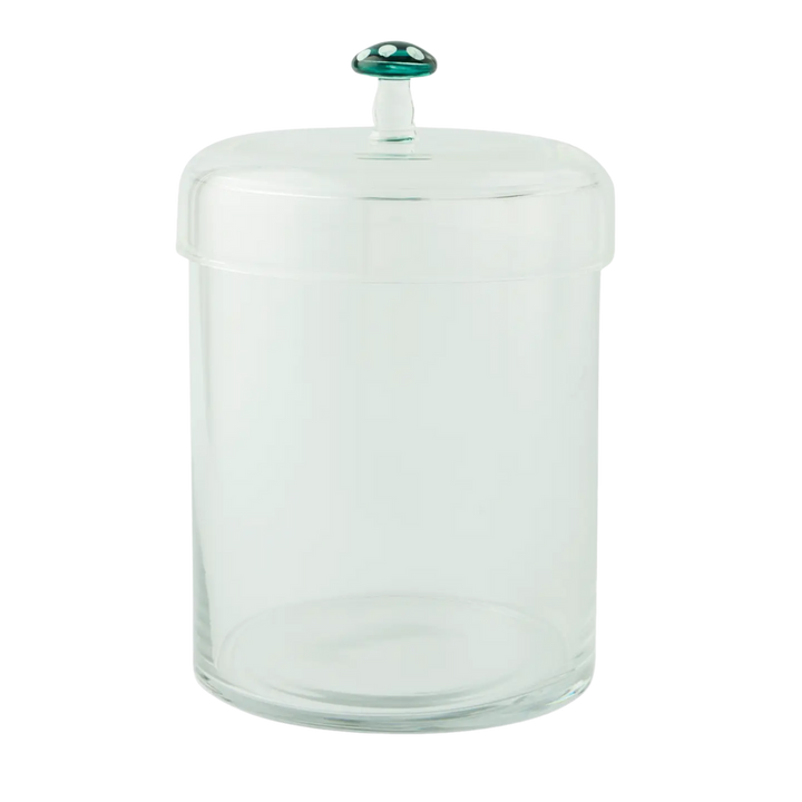 44oz Glass Canister w/ Glass Mushroom Lid