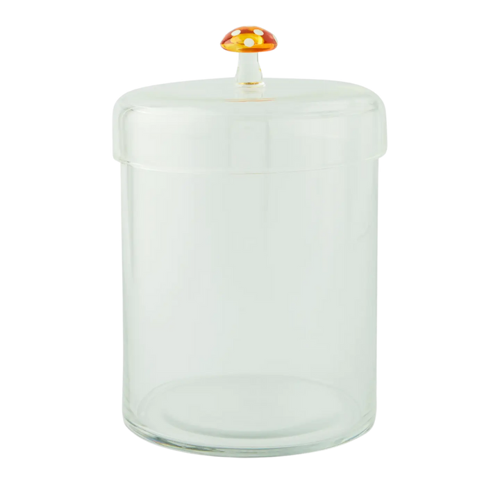 44oz Glass Canister w/ Glass Mushroom Lid