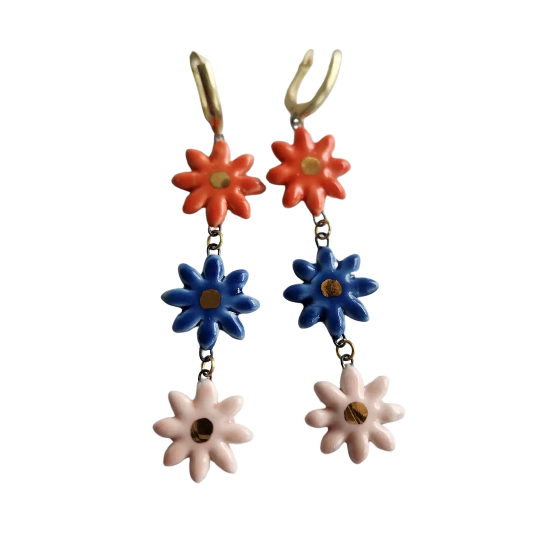 Flower Power Statement Earrings