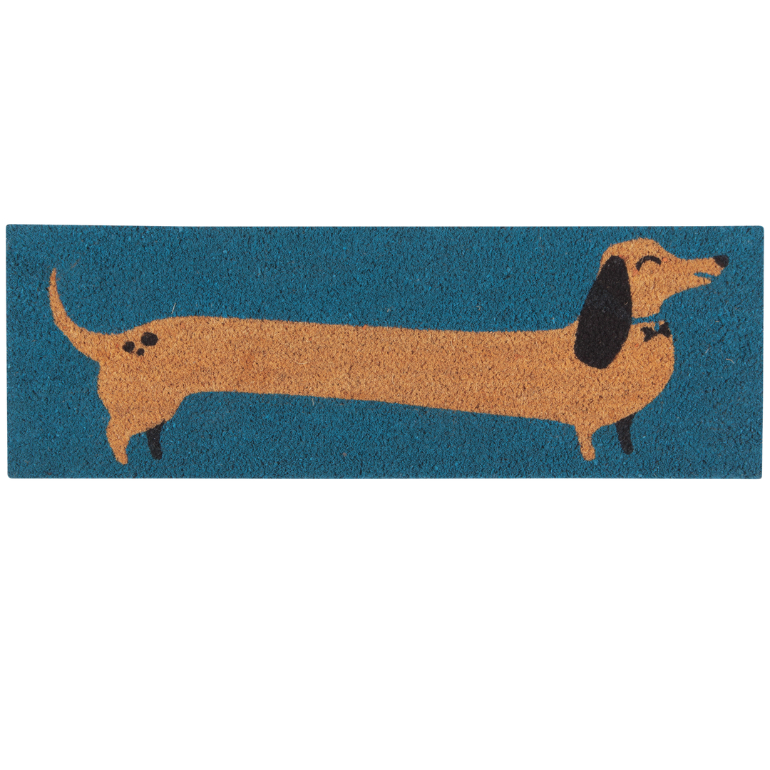 Hot Diggity Dog Half Size Demi Doormat