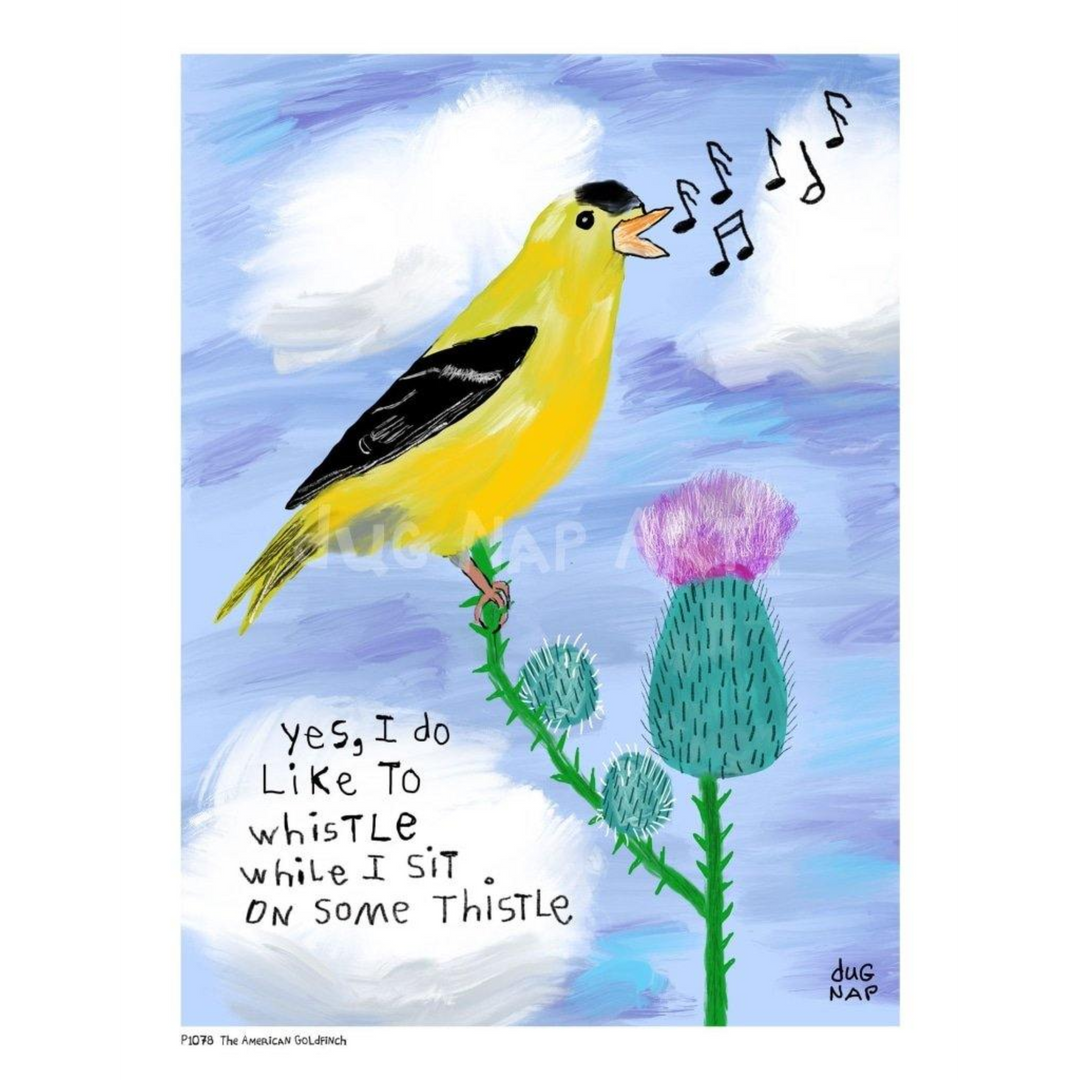 American Goldfinch Art Print (8.5"x11")