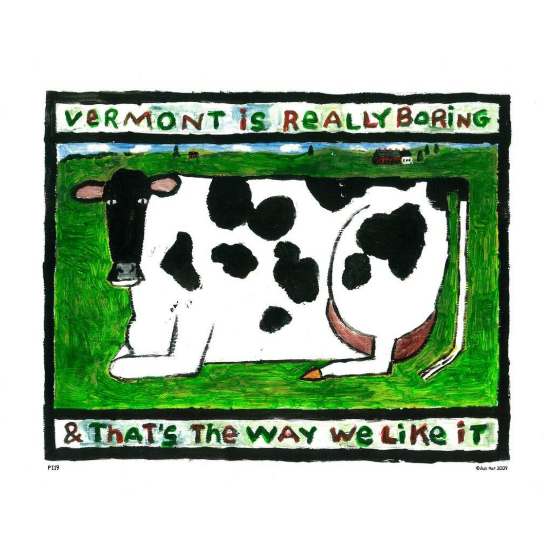 VT Is Really Boring Art Print (8.5"x11")