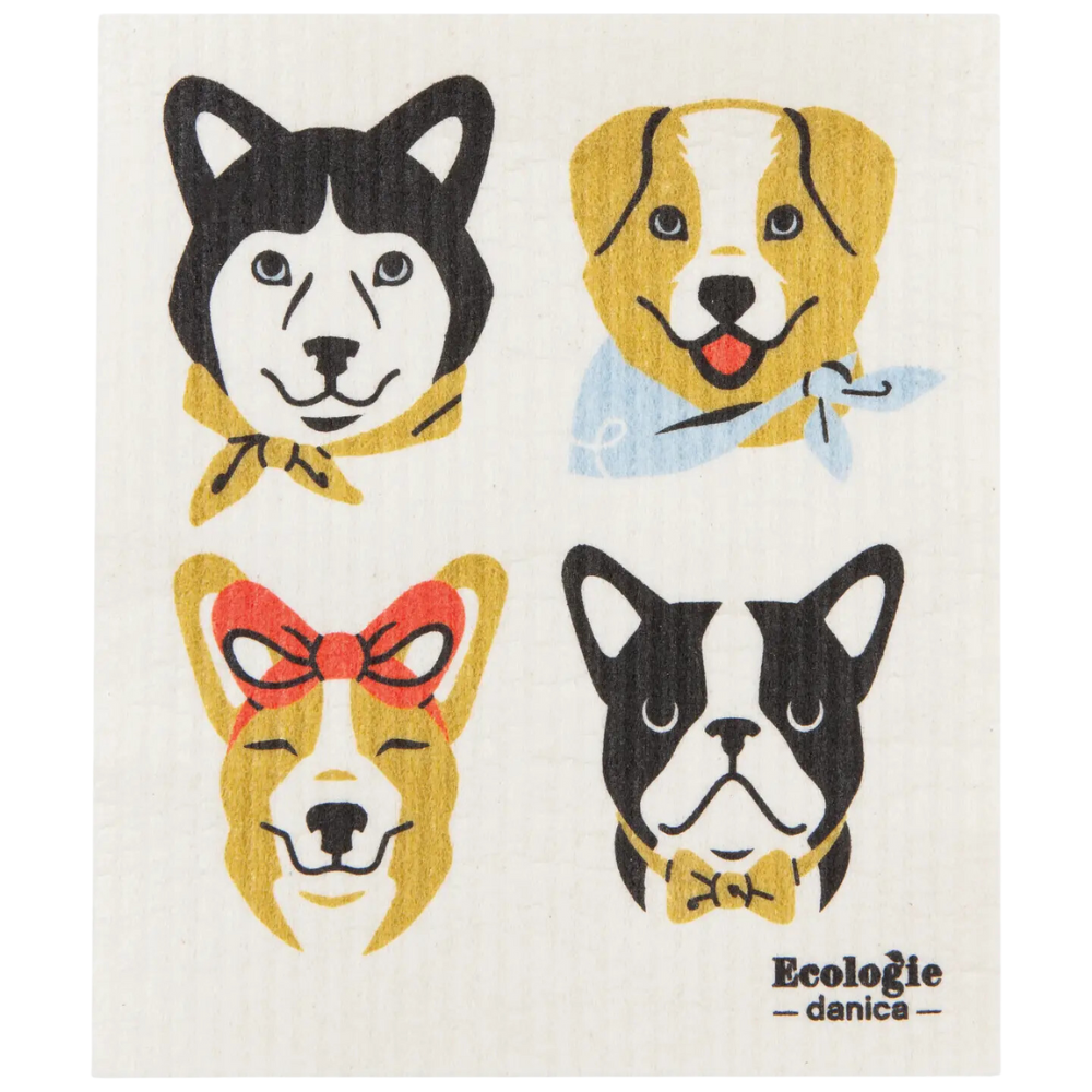 Uptown Dogs Swedish Dishcloth