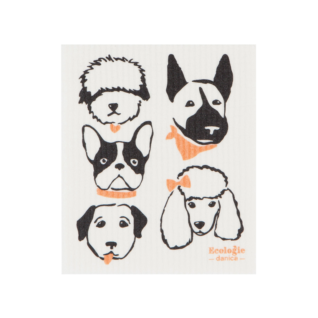 Dapper Dogs Swedish Dishcloth