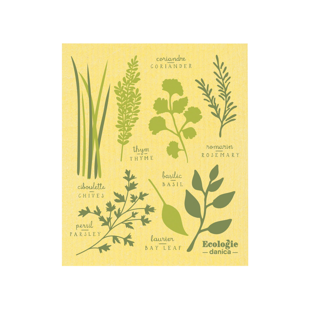 Les Fines Herbes Swedish Dishcloth