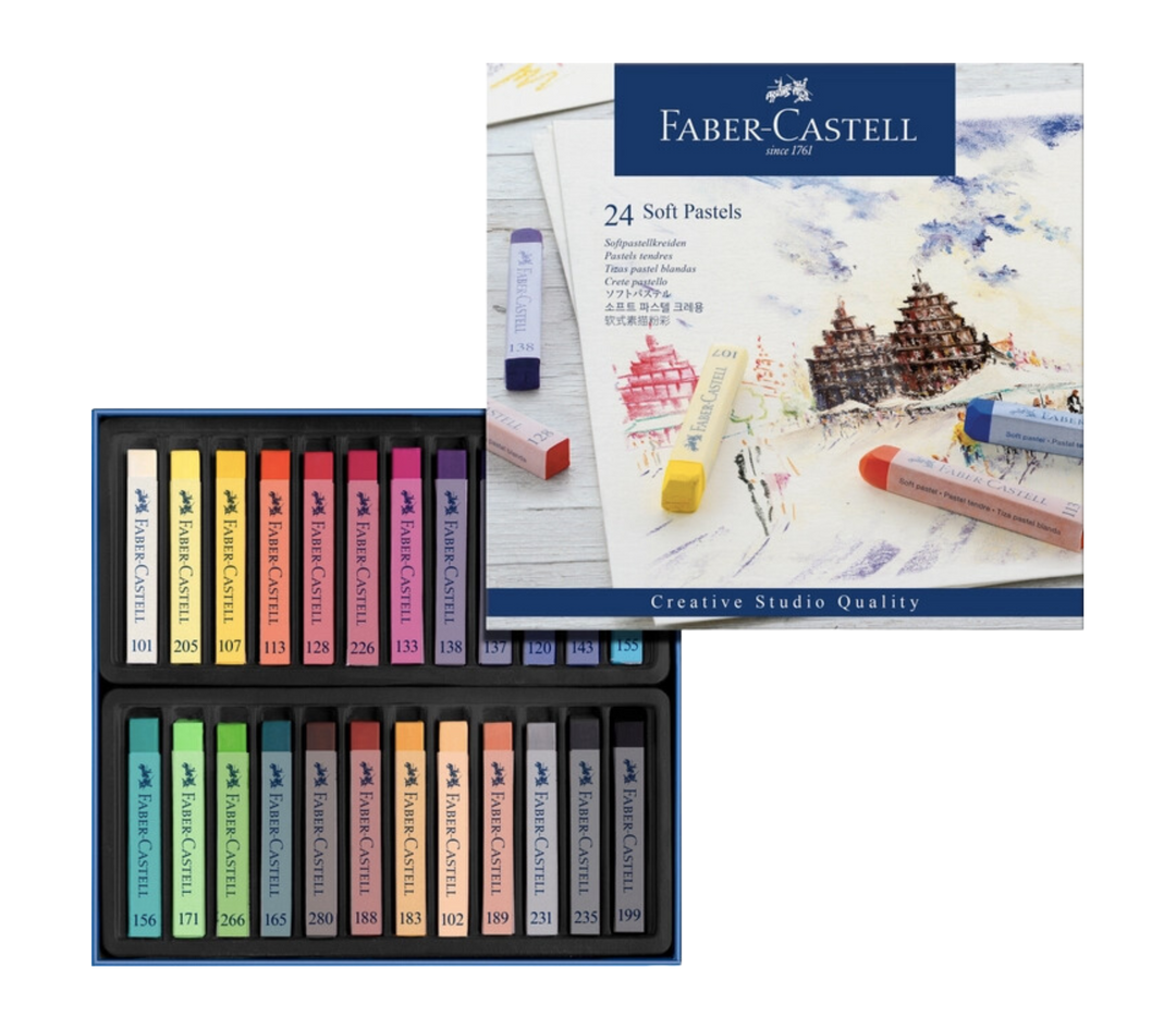 Soft Pastel Full Length Sticks, Box of 24