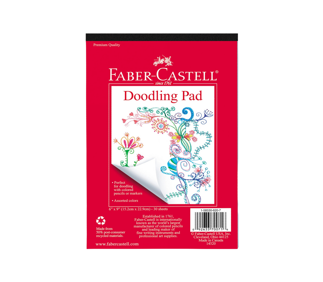 Doodling Pad 6" x 9" Notepad with 30 Sheets