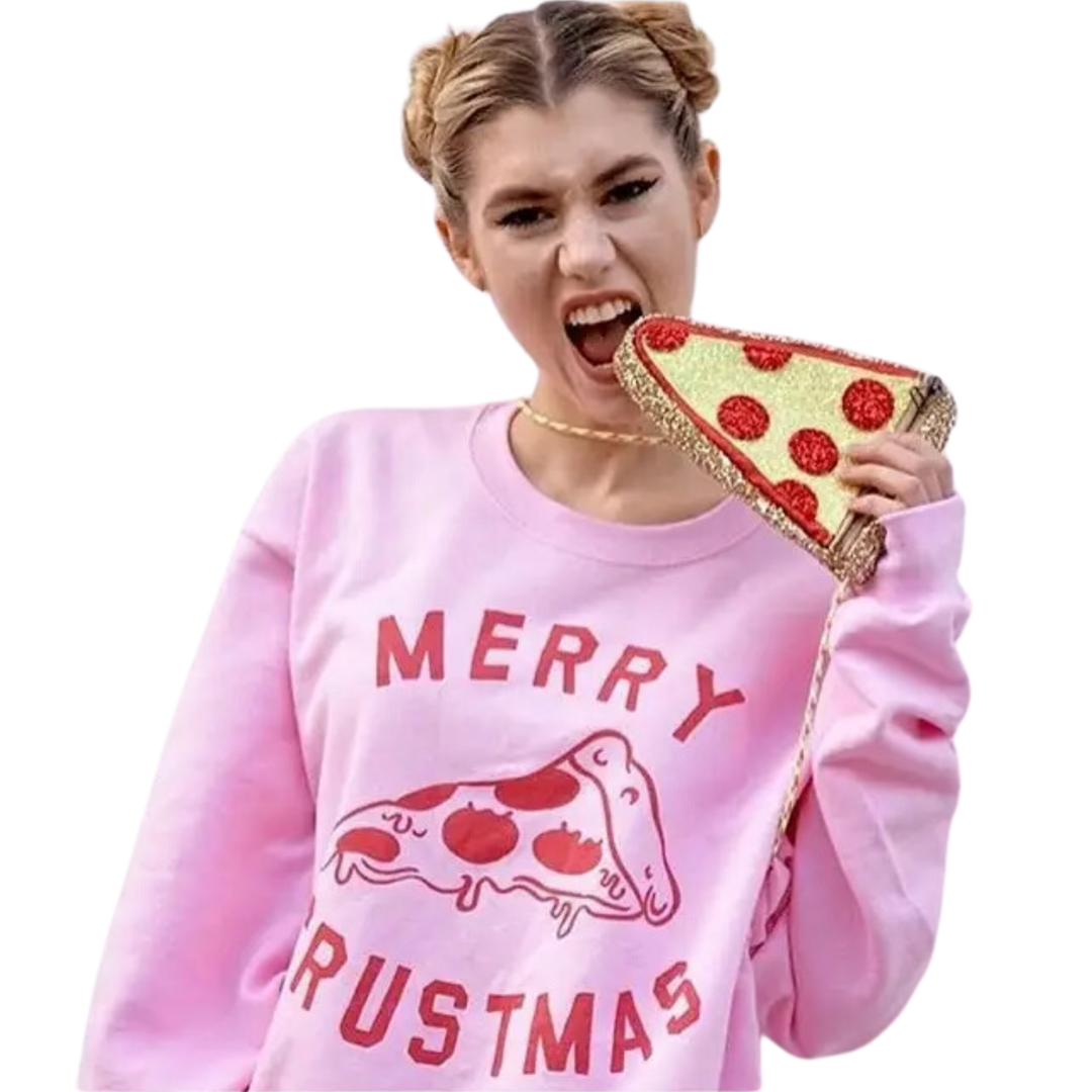 Merry Crustmas Christmas Crewneck Sweatshirt
