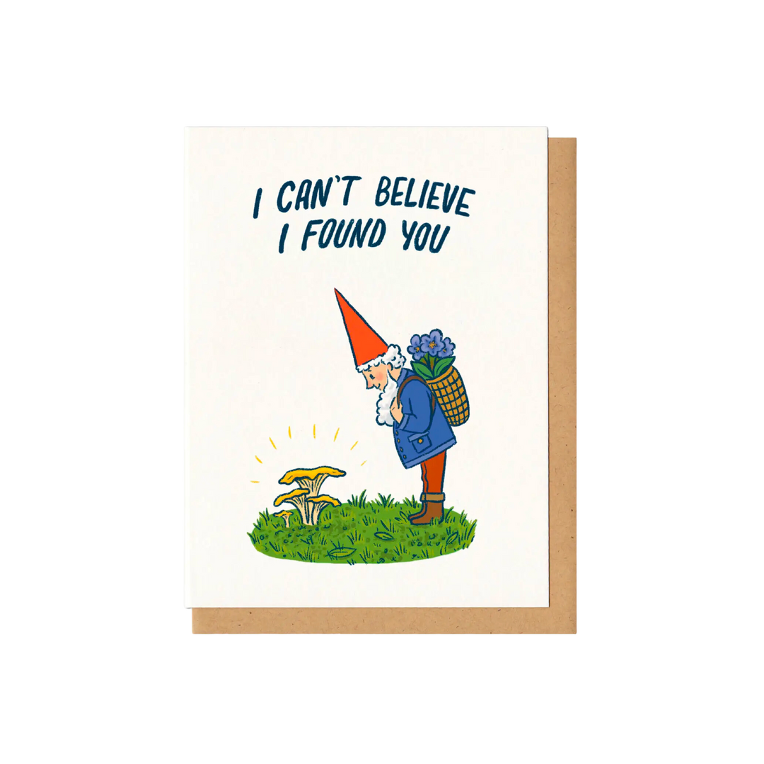 Found You Gnome Greeting Card