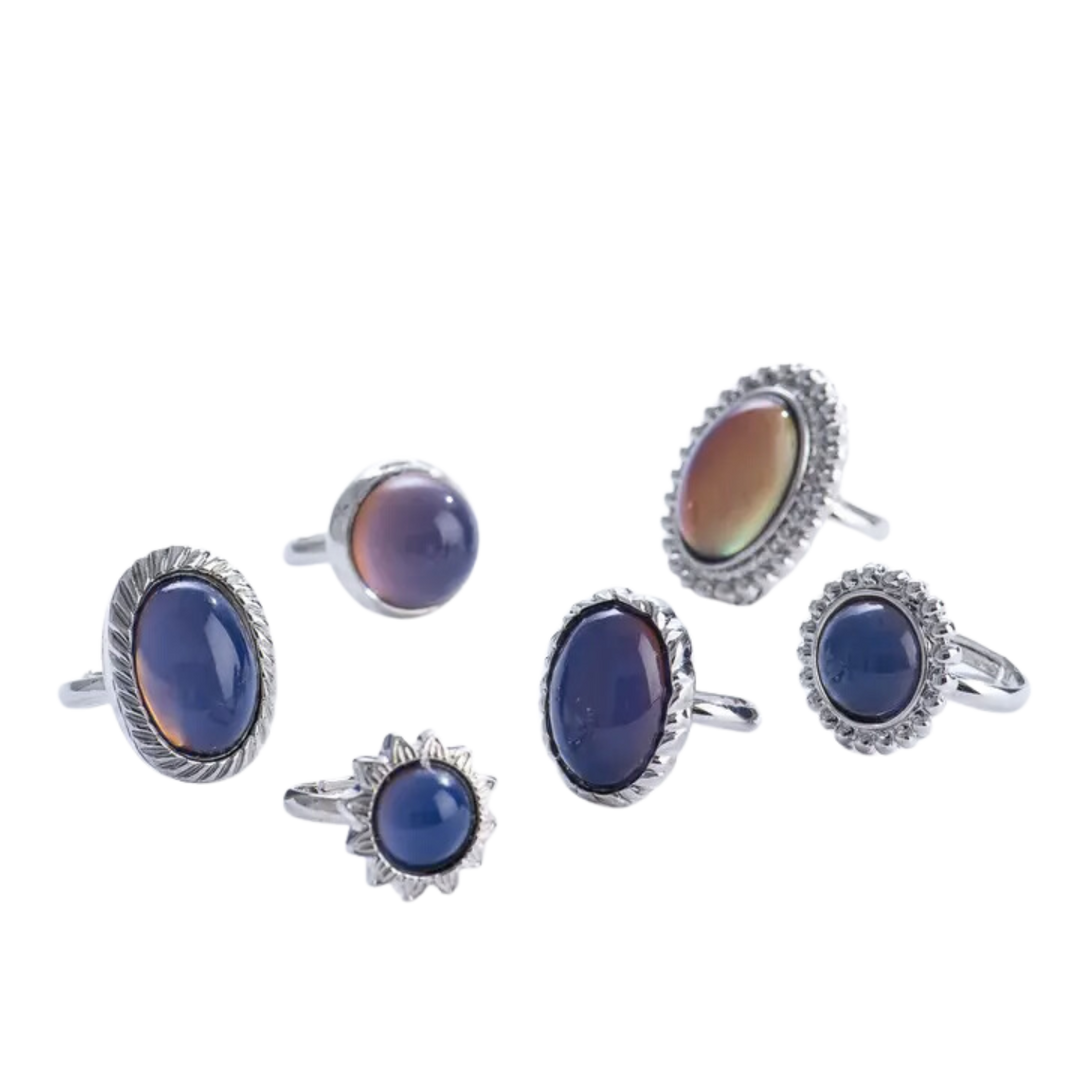 Large Mood Stone Rings