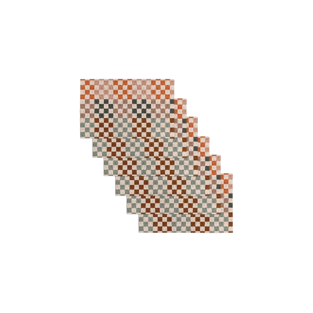 Autumn Checkers Not Paper Towel