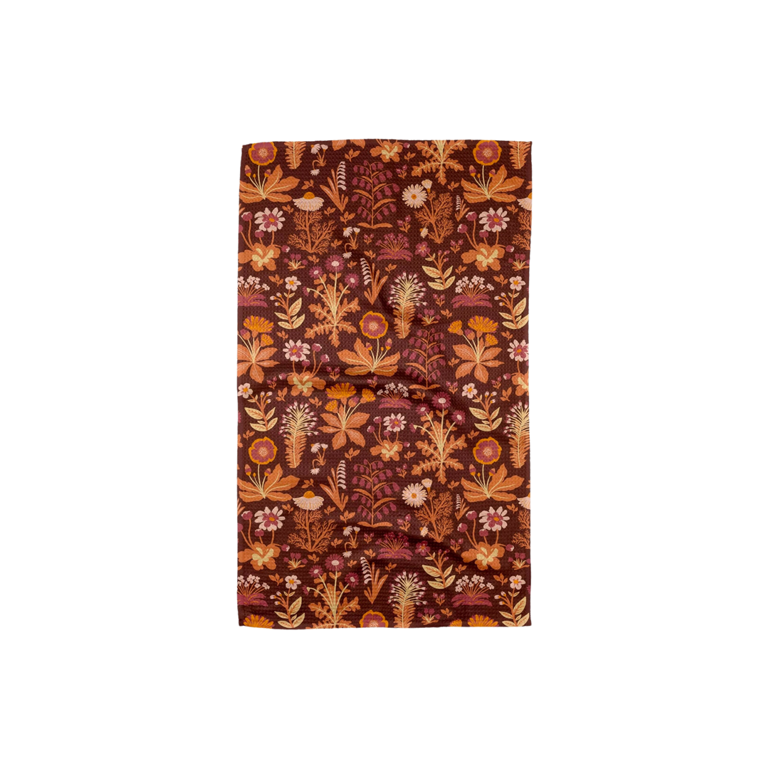 Cozy Floral Tea Towel