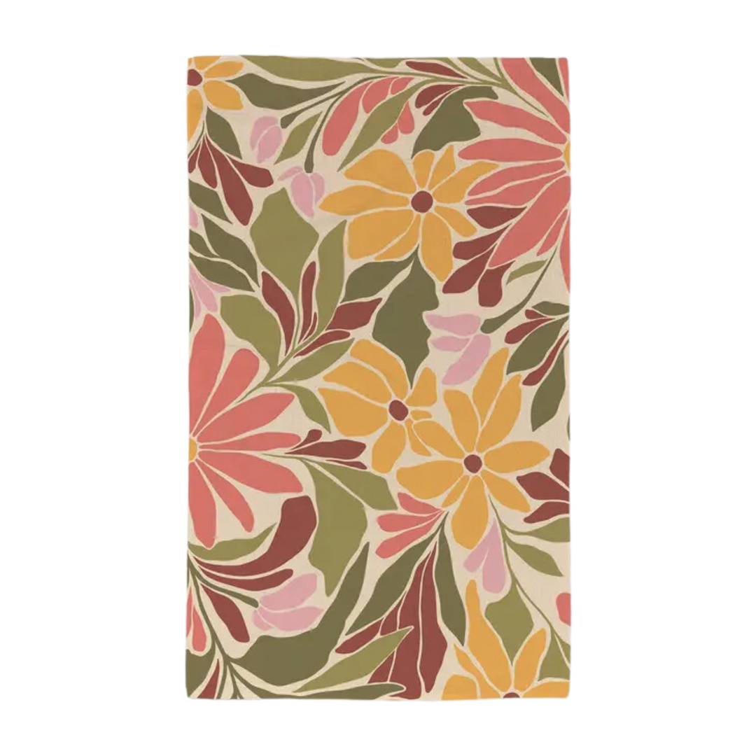 Blooming Tan Luxe Hand Towel