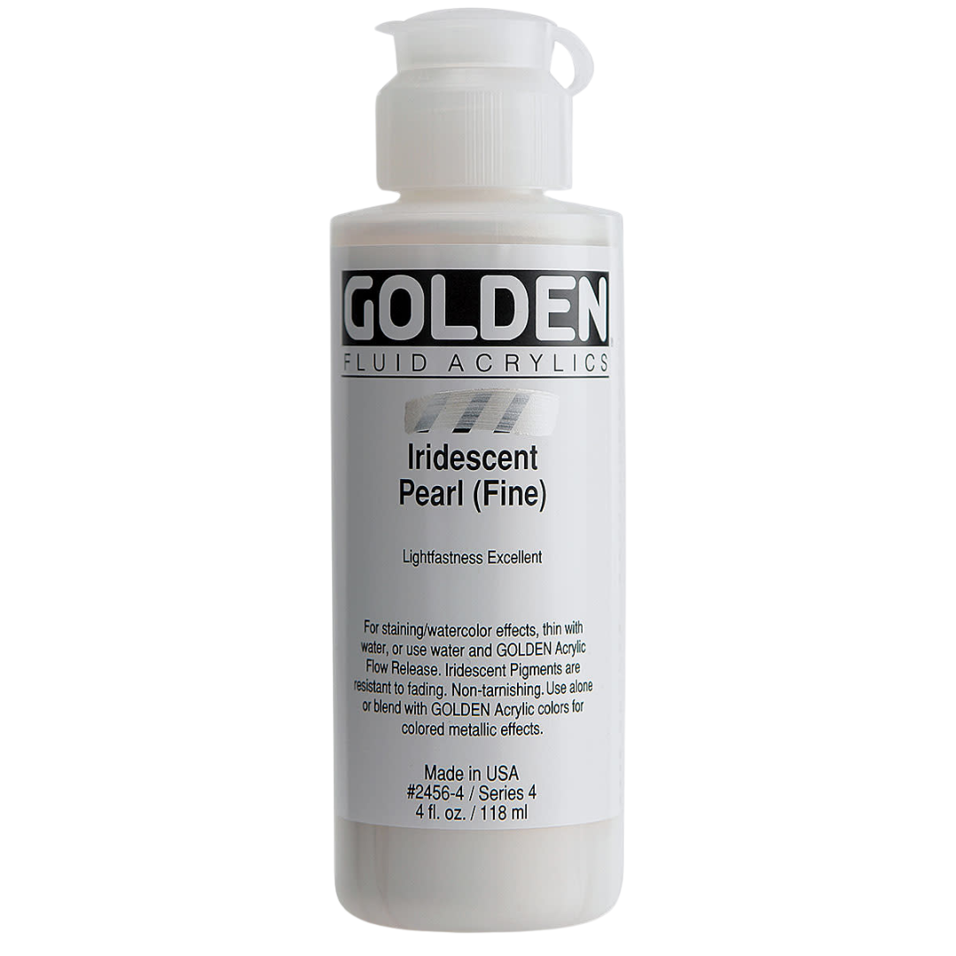 Fluid Iridescent Pearl (Fine) Acrylic Paint 4oz