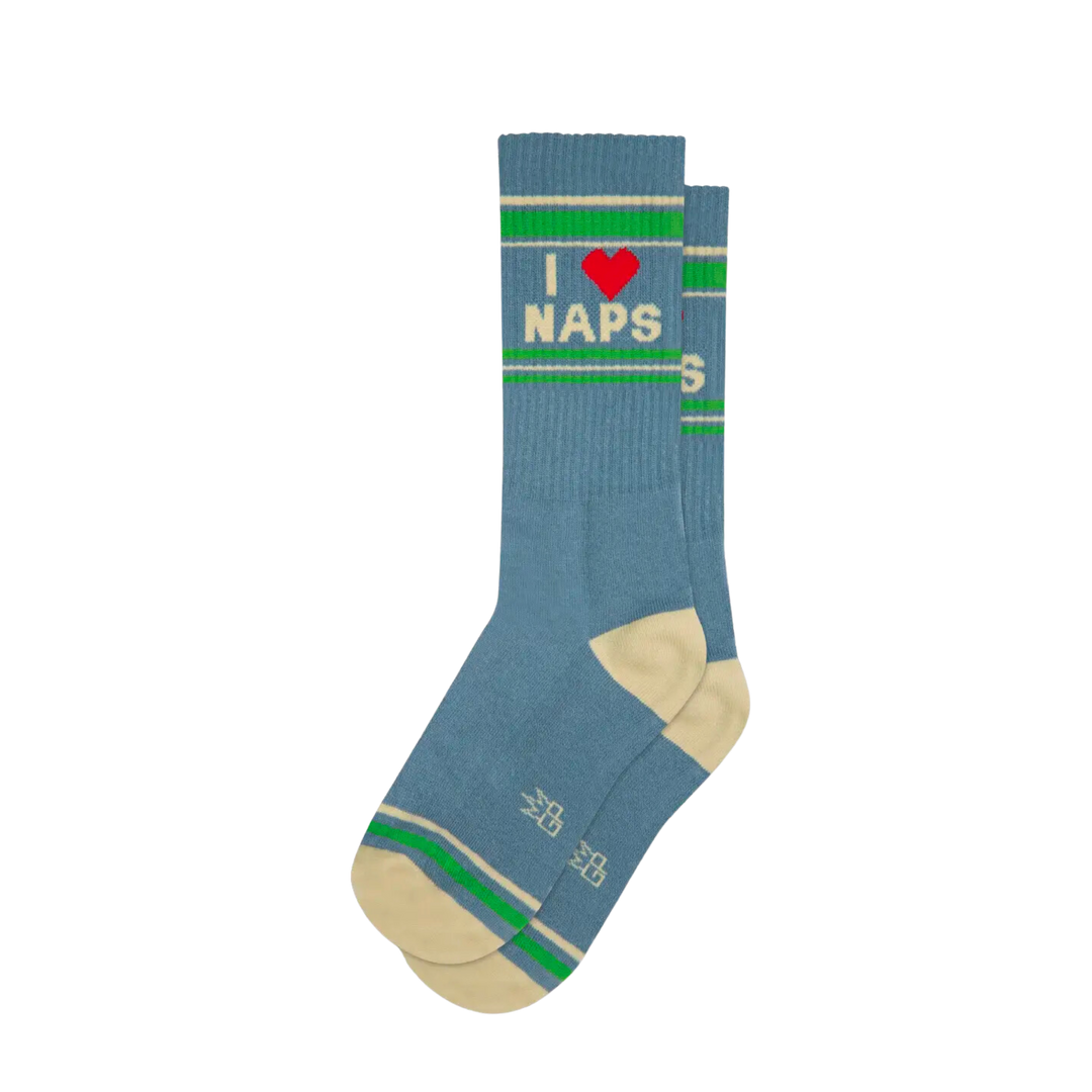 I Love Naps Gym Socks