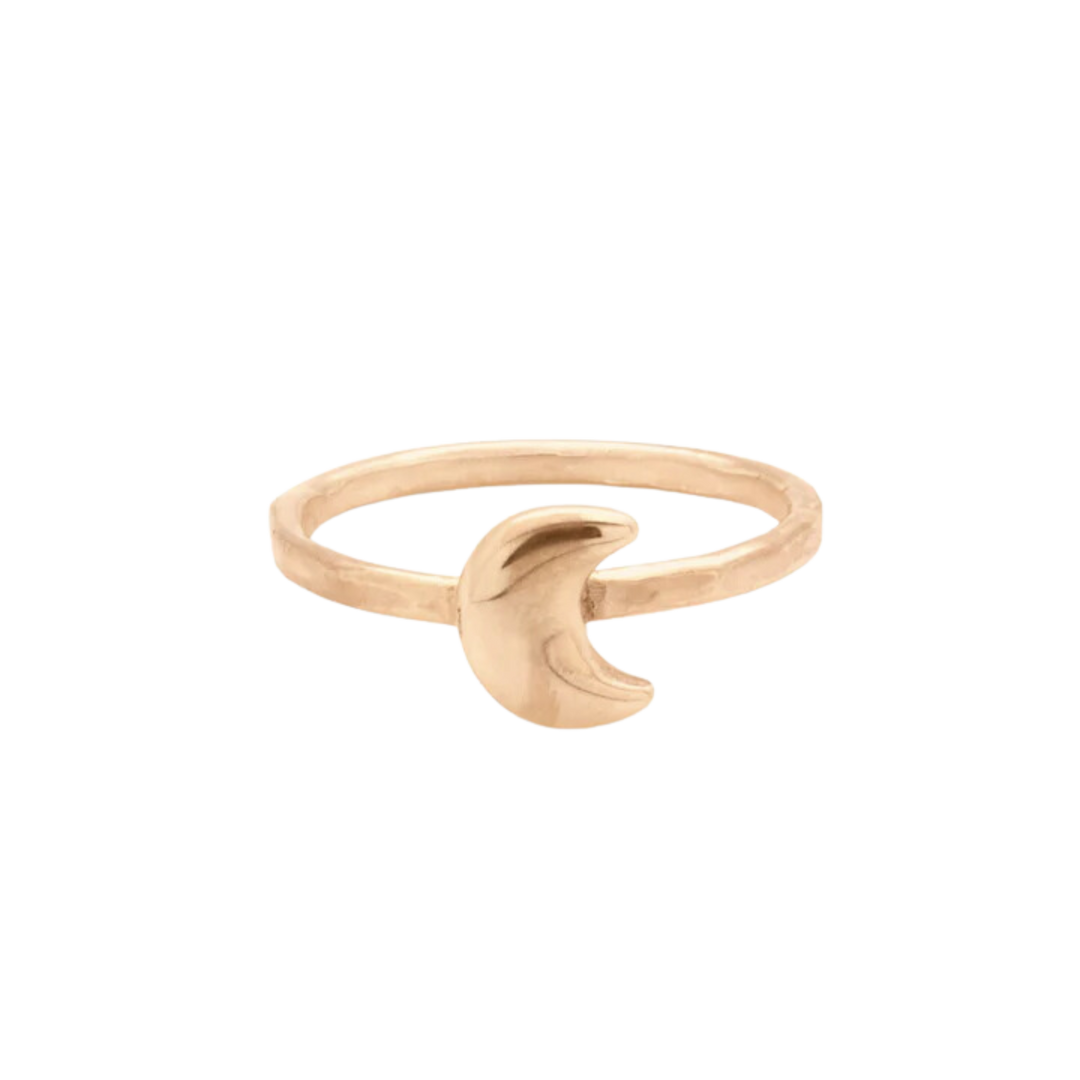 Moon Stacking Ring | Gold