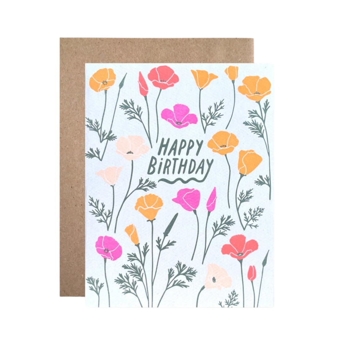 Happy Birthday California Poppies