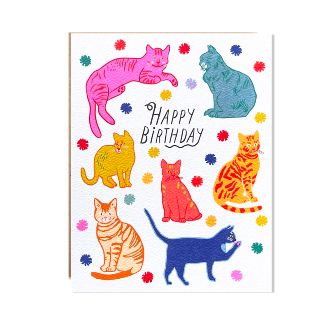 Birthday Cats Card