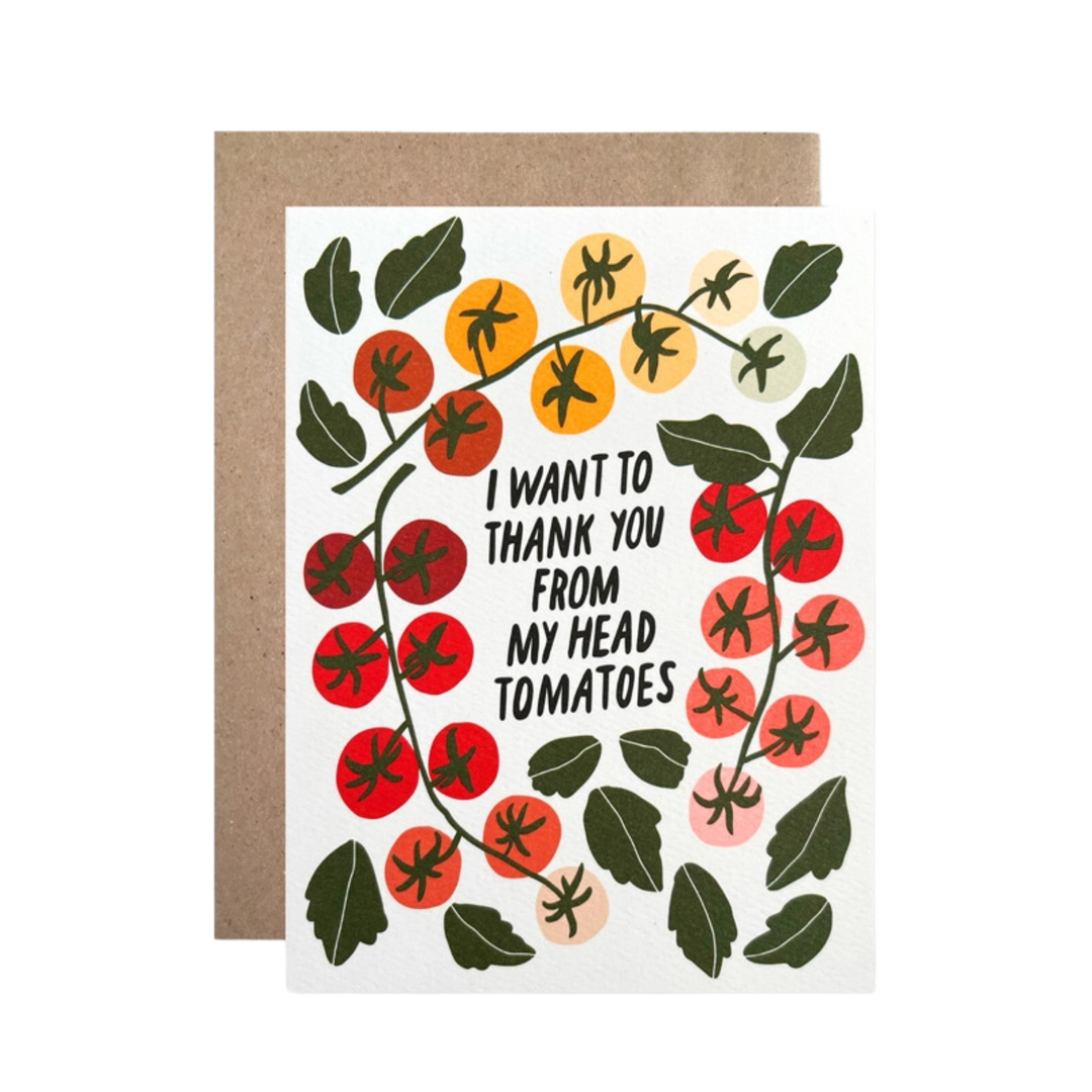 Thank You To-Ma-Toes Card