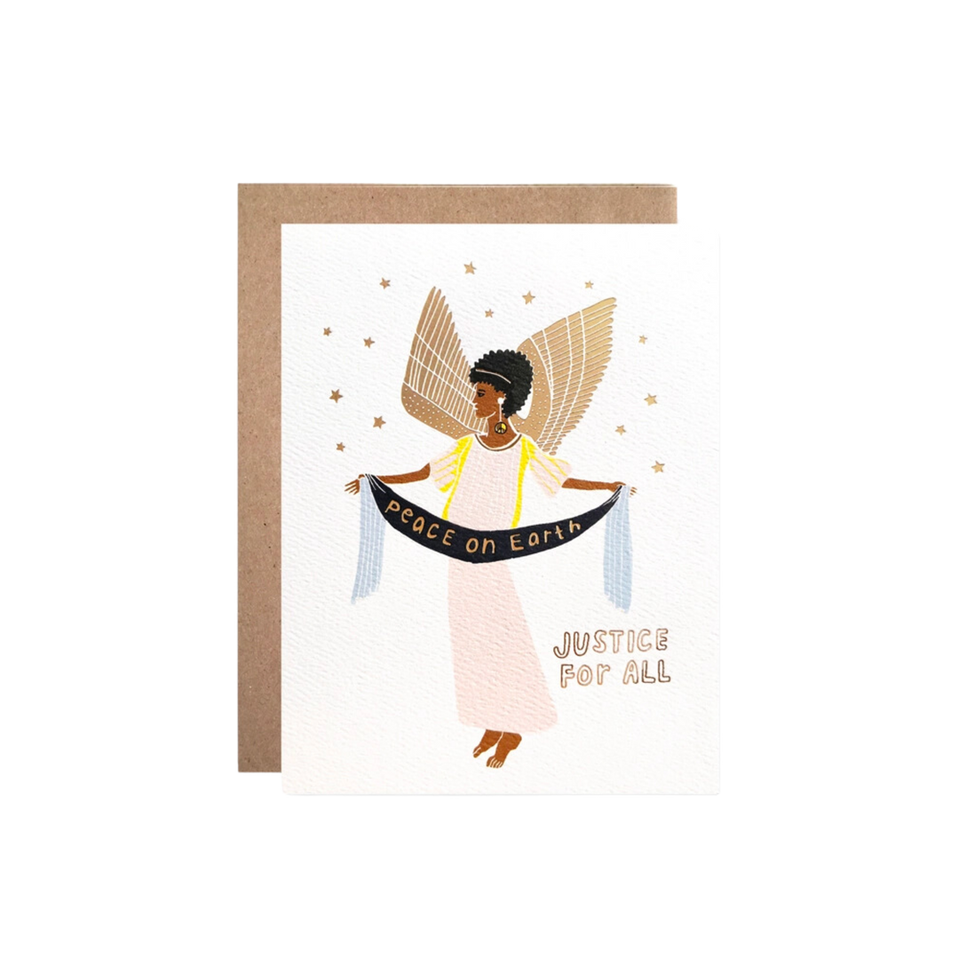 Holiday Peace on Earth and Justice for All Card
