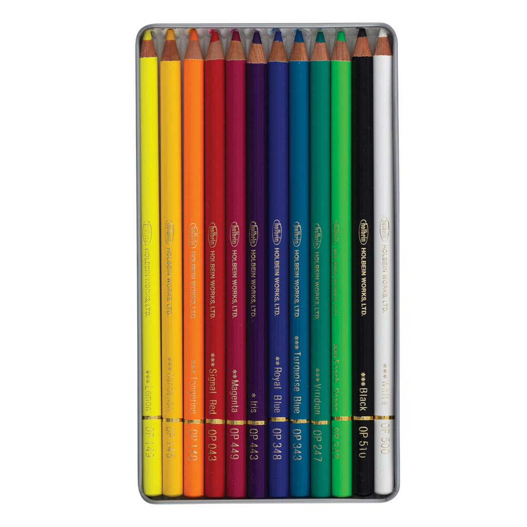 Holbein Artists' Colored Pencils Set of 12 - Design Tone